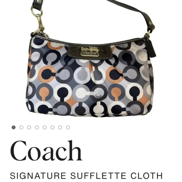 Coach Handbags - Coach Y2K Multicolor Monogram C Print Mini Bag.